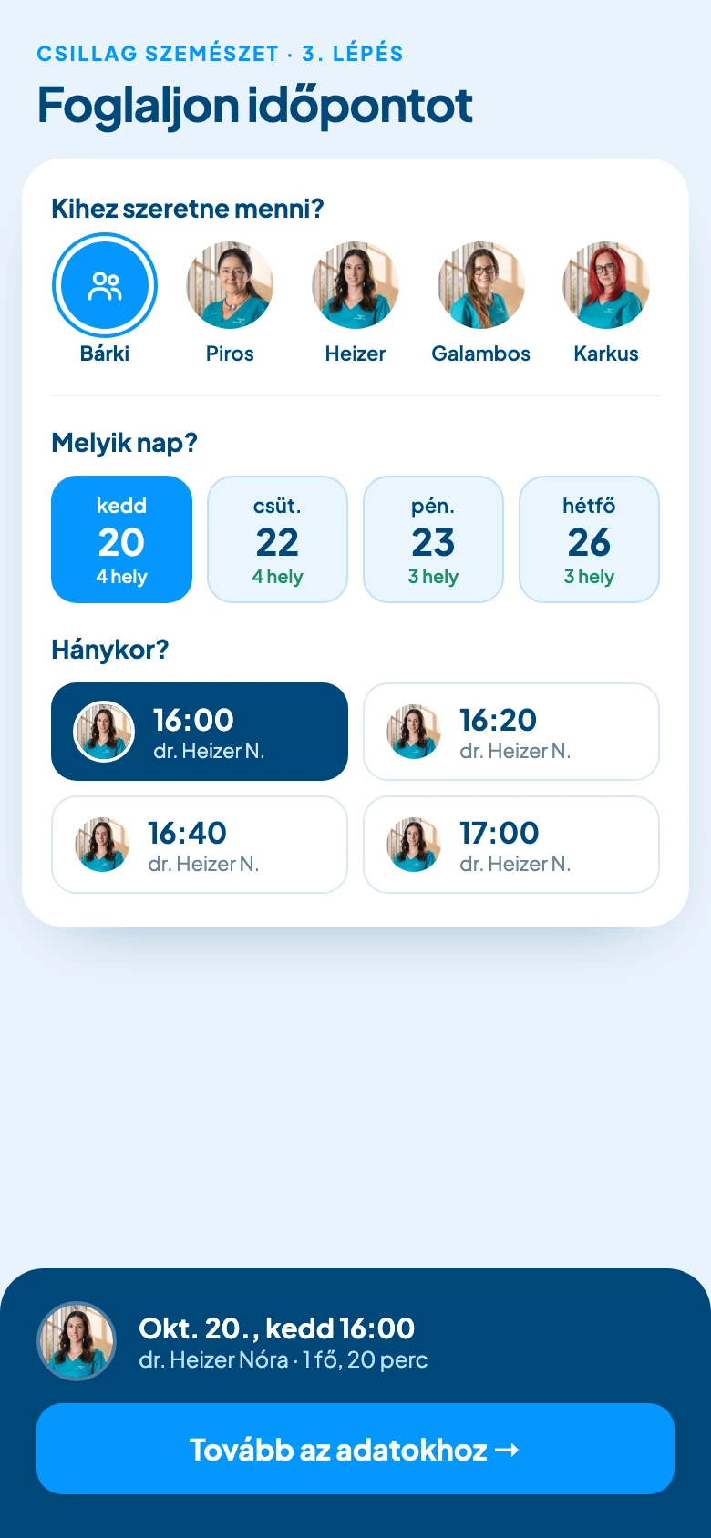B változat mobilon